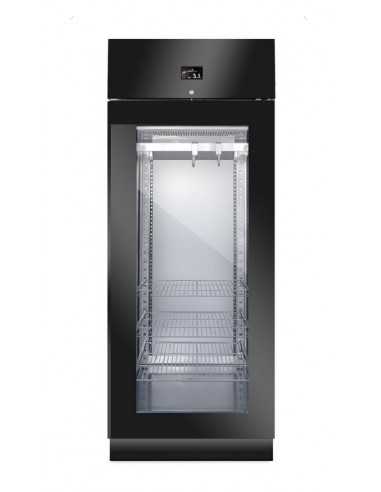 Aging display case 625 litre - 150kg - Black - cm 75 x 85 x 208 h