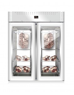 Frigo vetrina vetri sui 4 lati per frollatura carne 500 lt