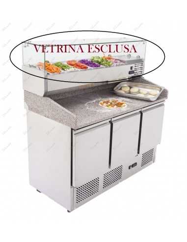 Banco pizza 3 porte - cm 136.5 x 70 x 100 h