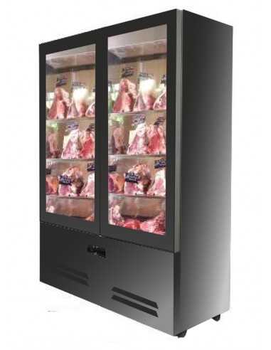 Aging display case - No. 2 doors - Cm 125 x 67 x 196 h