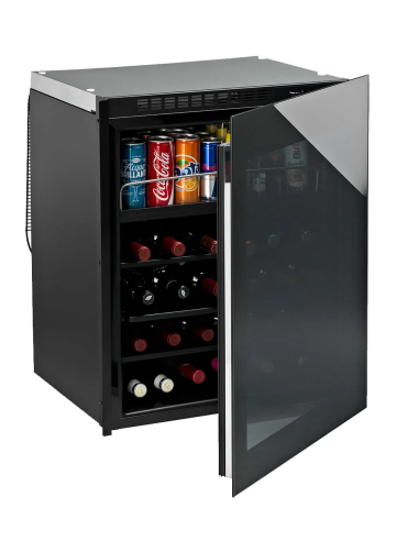 Minibar with compressor for built-in or free installation - Capacity 94 liters - 71.5 x 59 x 56.5 h cm