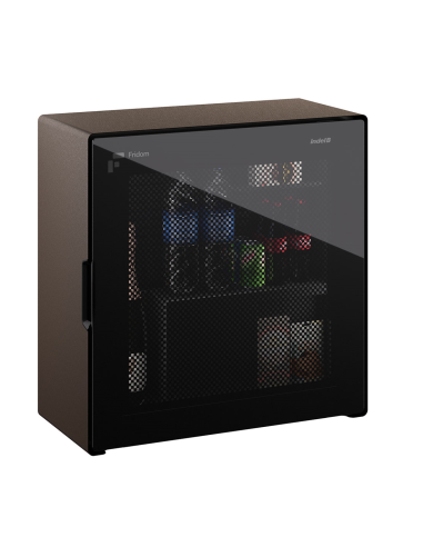 Wall minibar with glass door - Capacity 16 liters - cm 53 x 23.5 x 53 h