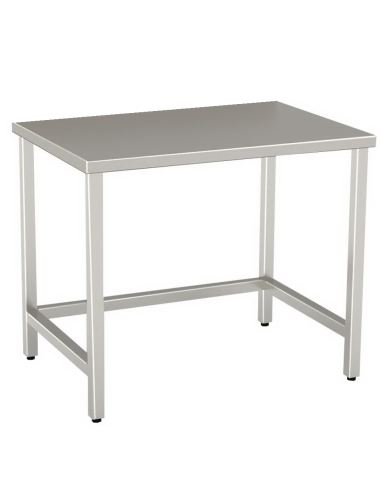 Table per day AISI 304 - Depth 70 - Square legs