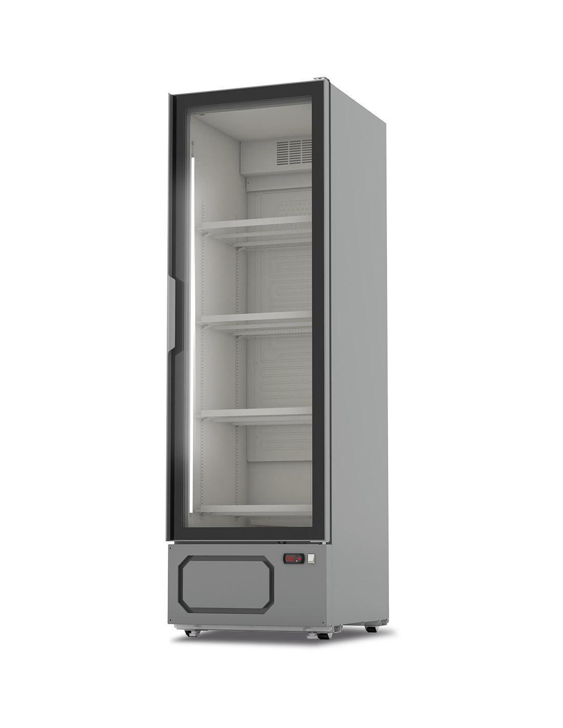 Frigo Vetrina Statico con Roll Bond 100Lt 0+10°C