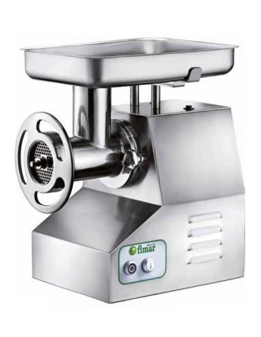 Meat mincer 300-500 Kg/hour - Three-phase - Meat inlet opening 7.6 cm