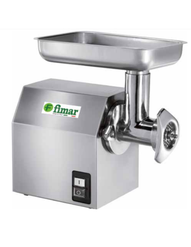 Tritacarne da 100-160 Kg/ora - Tramoggia e carcassa inox  - Trifase