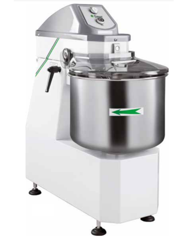 Spiral mixer - Capacity 18 kg/ 22 lt - cm 65.3 x 38 x 75/95.1h