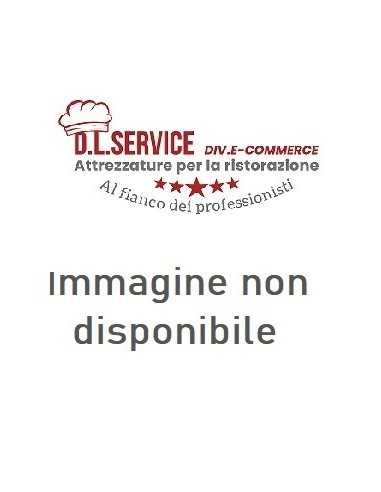 Divisorio ferma cassette  - Ad incastro - Acciaio inox  - Dimensioni cm 30 x 3 x 22