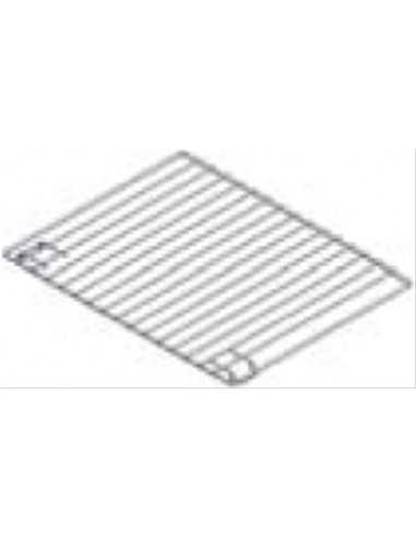 Horizontal grille AISI 304 - cm 43.4 x 34 x 1.6 h  - For furnaces 42.9 x 34.5