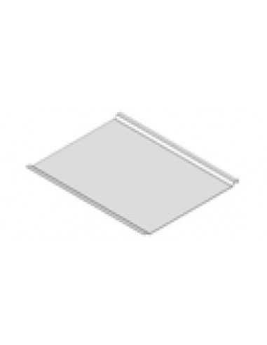 Aluminium tray - cm 25.8 x 32.4 x.0.82 h - For furnaces GN 1/2