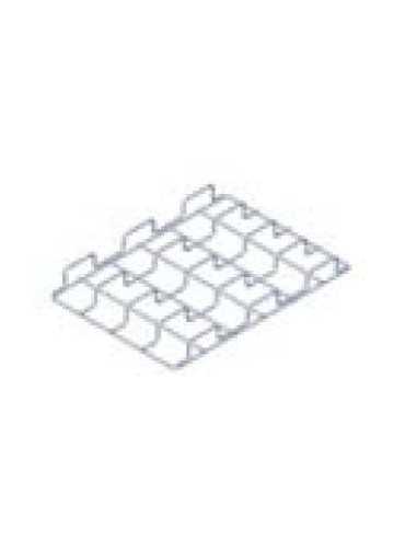 Grill dentro AISI 304 a 4 canales - cm 48 x 34 x 5 h