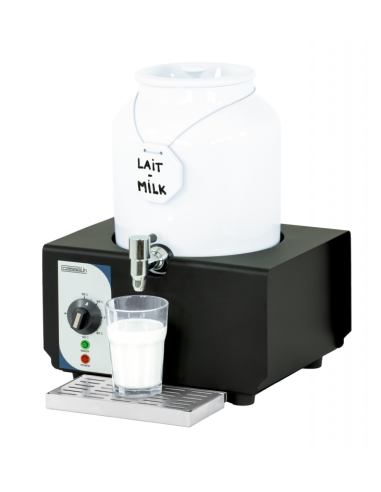 Hot milk dispenser 10-liter with porcelain container