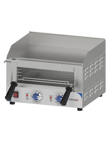 Frytop with toaster - Plate cm 48 x 30.6 - cm 48.4 x 55.9 x 35.4 h