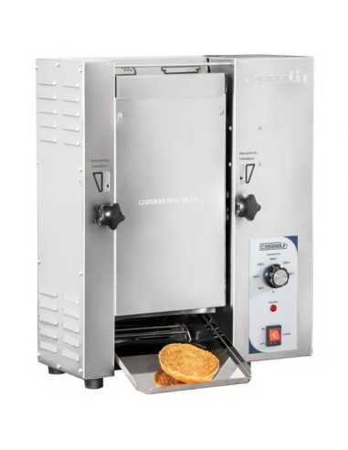 Tostadas verticales - N. 600 brindis/h - N.300 hamburguesa/h - cm 46 x 32 x 57 h