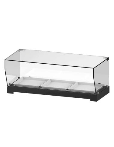 Refrigerated display case - N.3 eutectic plates - cm 98 x 46 x 39.5 h