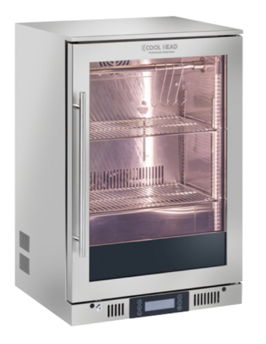 Pantalla refrigerada - Para la carne - Temperatura +2°/+10°C - Capacidad Lt 138 - cm 60 x 54.5 x 90 h