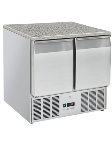 Saladette refrigerata - N. 2 porte - cm 90 x 70 x 87 h