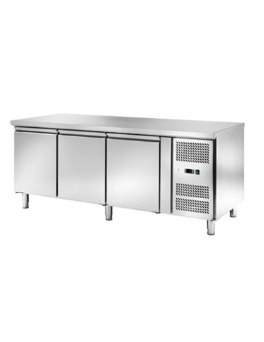 Refrigerated table - N.3 doors - cm 202 x 80 x 85 h