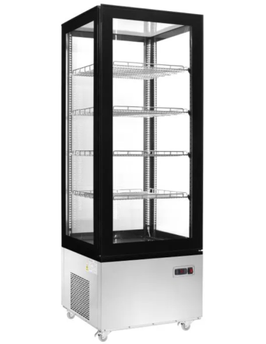 Refrigerated display case - Capacity 400 lt - cm 65.2 x 65.2 x 187.3 h