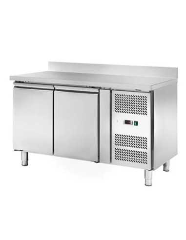 Refrigerated table - N. 2 doors - Alzatina - cm 136 x 70 x 95 h