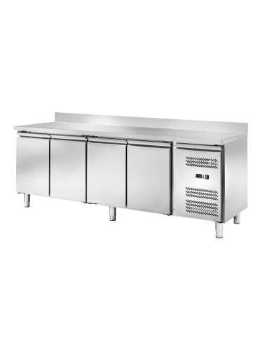 Refrigerated table - N.4 doors - Alzatina - cm 223 x 70 x 95 h