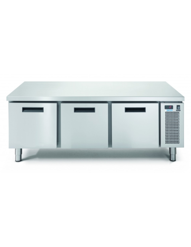 Refrigerated table -  N.3 drawers - Temperature -24 -10 °C - cm 160 x 68.5 x 62.4 h