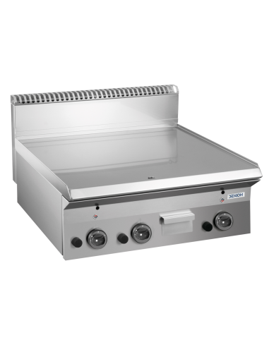 Gas superior Fry - Plancha lisa de acero cromo - cm 100 x 65 x 27 h