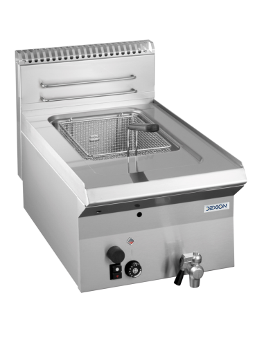 Gas fryer - Capacity 1 bathtub lt 8 - cm 40 x 65 x 27 h