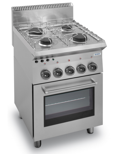 Cocina de gas - N. 4 fuegos - horno a gas con parrilla - cm 60 x 65 x 85 h