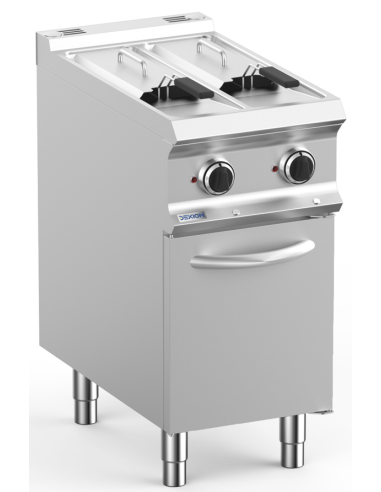 Electric fryer - Capacity 7 +7 lt - cm 40 x 73 x 85 h