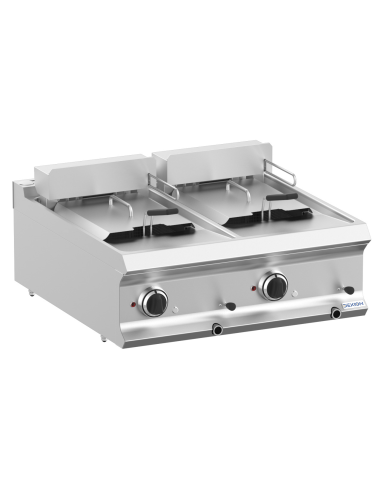 Electric fryer - Capacity 12+12 lt - cm 70 x 73 x 25 h