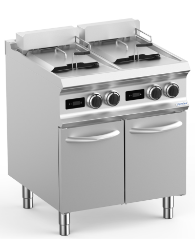 Electric fryer - Bath 12 +12 lt - Digital - cm 70 x 73 x 85 h