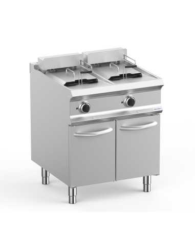 Electric fryer - Capacity 12 +12 lt - cm 70 x 73 x 85 h