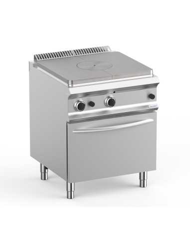 Cucina a gas - Tutta piastra - Forno a gas - cm 70 x 73 x 85 h