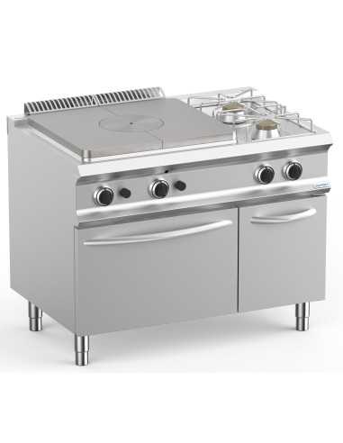 Cocina de gas - Todos los platos + 2 quemadores - Horno de gas - cm 110 x 73 x 85 h