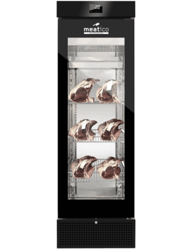 Meat display case with one glass door - cm 60 x 60 x 193.5 h