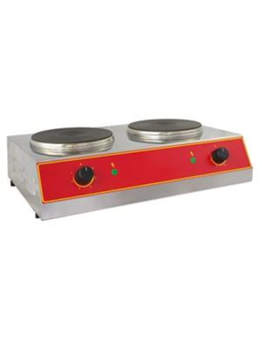 Electric stove - Diameter 22 cm (x2) - cm 60 x 40 x 16 h