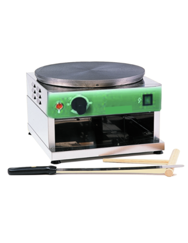 Single electric crepe maker