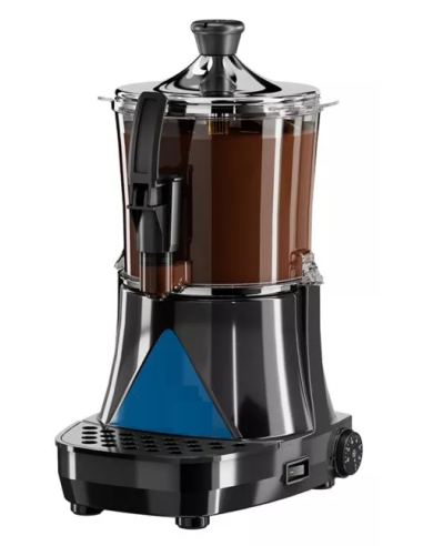 Chocolate maker with 3-liter capacity black color and transparent tank