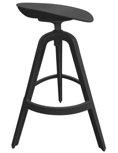 Stool - Polypropylene - Swivel seat - cm 30 x 30 x 83 h