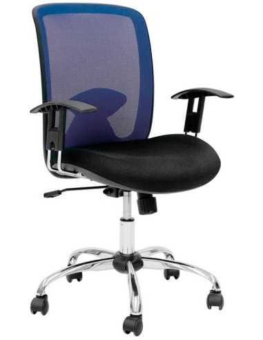 Silla de oficina - Nylon - Asiento de tela - cm 51.5 x 50 x 98.5/90 h