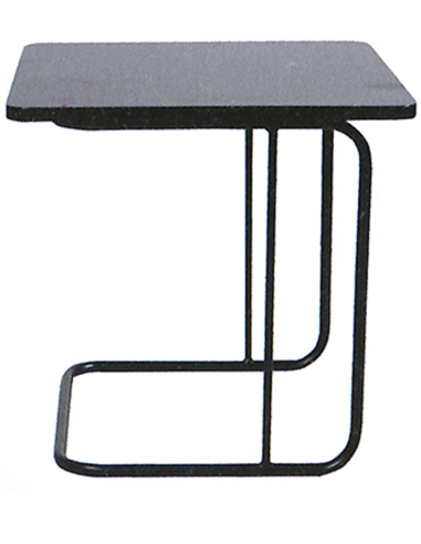 Table - Painted metal - MDF top - cm 50 x 50 x 50 h