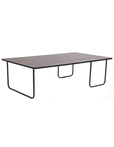 Tabla - Metal pintado - MDF superior - cm 140 x 80 x 40 h