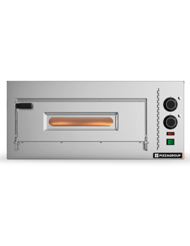 Electric pizza oven for 1 pizza of 45 or 2 of 25 - cm 73 x 65 x 32 h