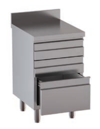 Cassettiera - Alzatina - N.2 drawers - N.1 drawer - cm 50 x 60 x 85 h