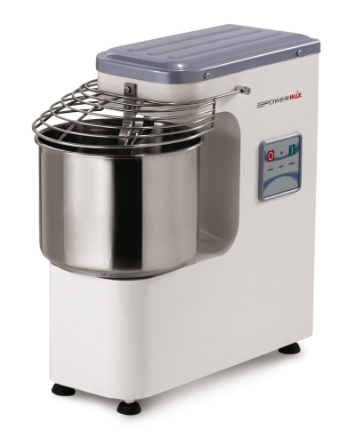 Spiral mixer - Capacity 0.8/8kg/10lt - Variable speed- cm 28 x 56.7 x 55 h