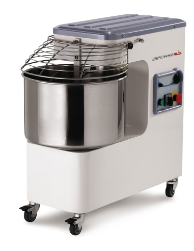 Spiral mixer - Capacity 10/60kg/75lt - Monophase - cm 57.5 x 102 x 101 h