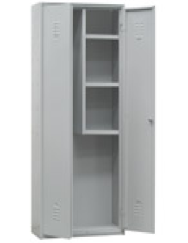 Armadio porta scope - Tramezza parziale 3 ripiani - cm 80 X 40 X 180h