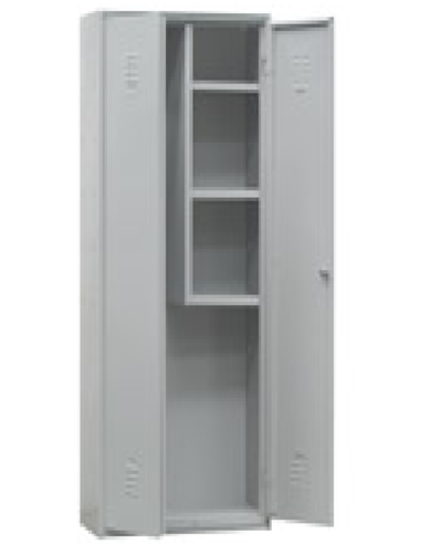 Armadio porta scope - Tramezza parziale 3 ripiani - cm 100 X 40 X 180h