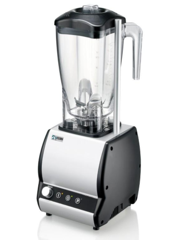 Blender with 2 liter capacity and transparent glass